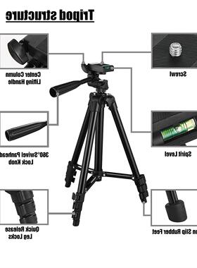 New LED Selfie Ring Light With Tripod Photographic