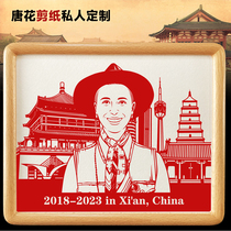 Photos Customised Pure Handmade Portrait Cut Paper Delivery Foreigners Gift Business Week Anniversary Creative Wedding Diy Gift
