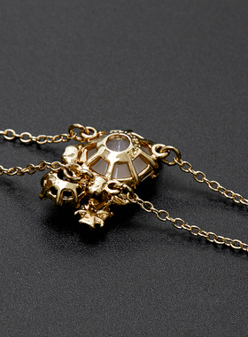 手链双层水晶宝石瓢虫珐琅彩手饰