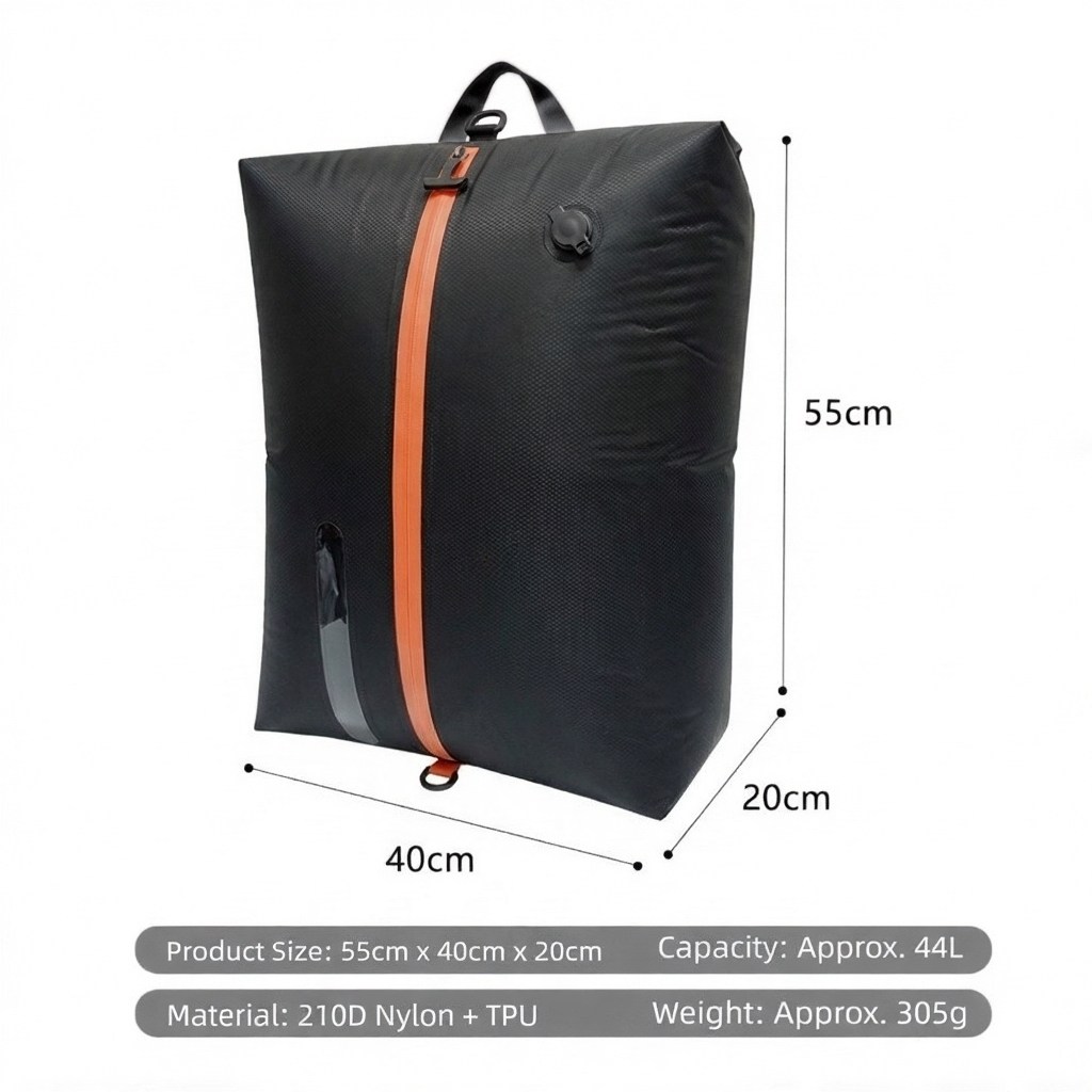 超大44L菱形格真空袋压缩袋防潮防水行李箱出差旅游衣服收纳袋,淘宝优惠券,粉丝福利购,淘宝优惠卷