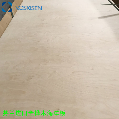 6MM芬兰原装进口KOSKISEN桦木多层板模具板防水海洋板饰面板背板 - 图0