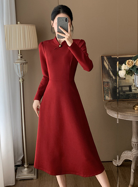 新中式订婚敬酒回门喜宴礼服裙
