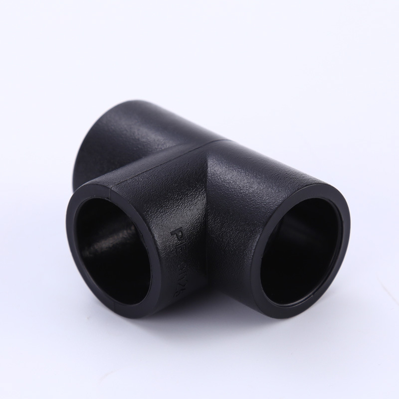 黑色全新料PE水管配件自来水管等径三通DN20四分到110高压管件,淘宝优惠券,粉丝福利购,淘宝优惠卷