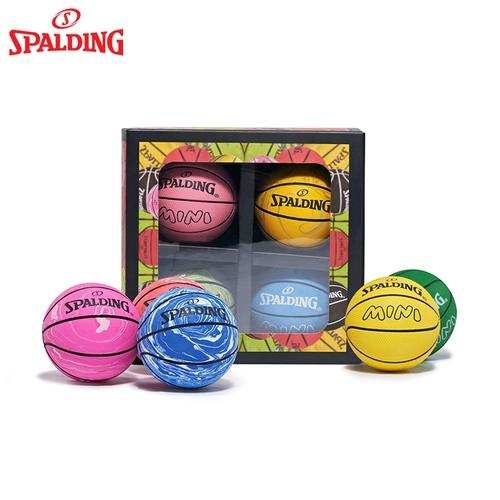 Spalding, баскетбольная маленькая высокая эластичная детская игрушка для тренировок, украшение