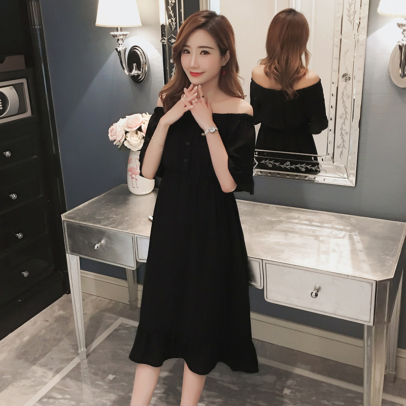 夏季韩版潮辣妈孕妇装2021新款衣服 himibaby连衣裙