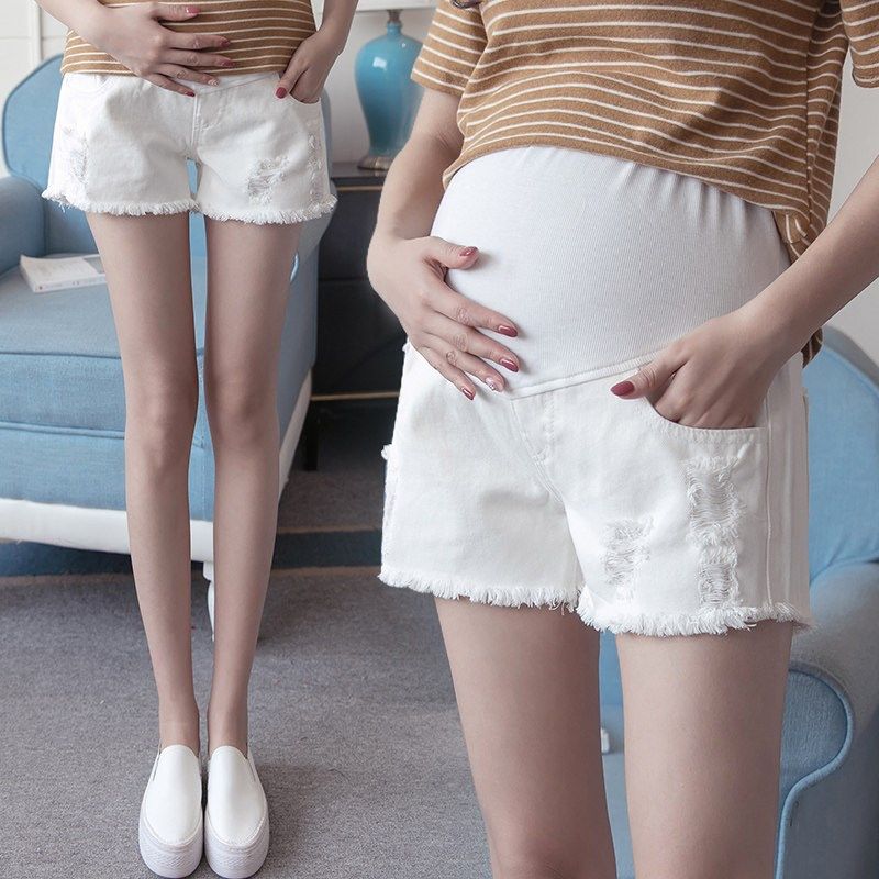 孕妇牛仔短裤夏季2020新款夏打底裤 himibaby孕妇打底裤