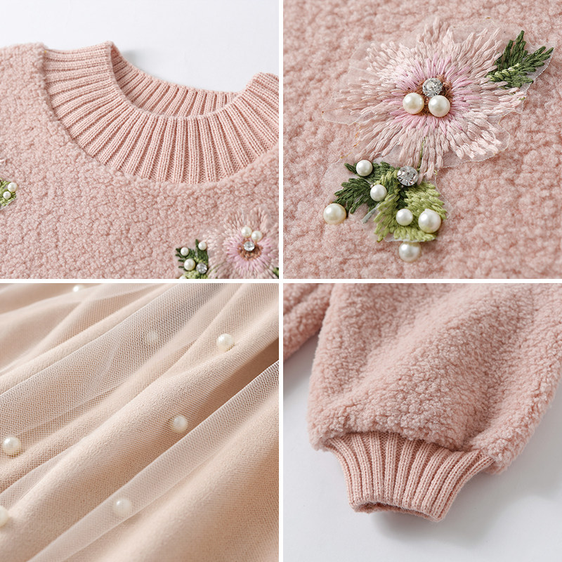 孕妇春秋装时尚款2021年新款毛衣 himibaby连衣裙