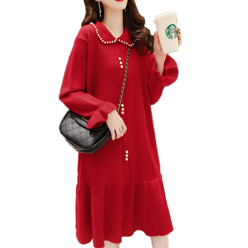 孕妇秋装连衣裙套装2021春秋时尚 himibaby连衣裙