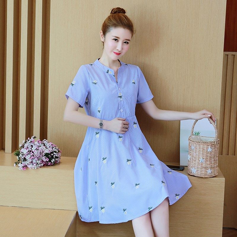 孕妇夏装娃娃裙2022新款夏天工作服 himibaby连衣裙