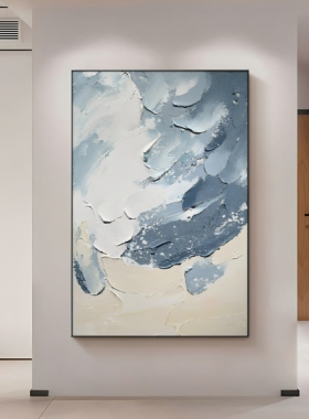 现代简约抽象几何装饰画黑白灰有框挂画客厅卧室设计感壁画