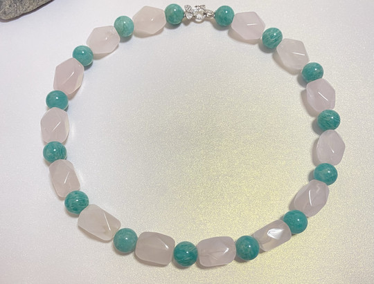 Shanhailian original handmade high-end minimalist personality fashion European and American style natural stone necklace