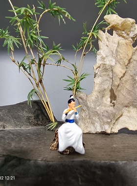 树脂古风奇石盆景置景小摆件