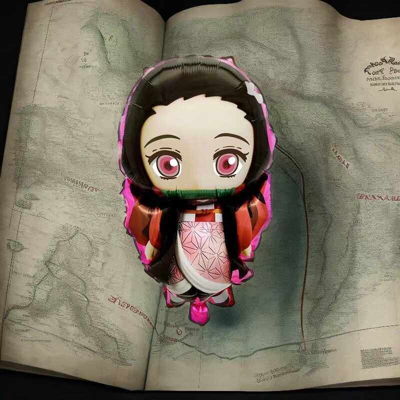 Demon Slayer: Kimetsu no Yaiba Tanjiro Yadouzi balloon cartoon outdoor camping decoration birthday party cross-border foreign trade