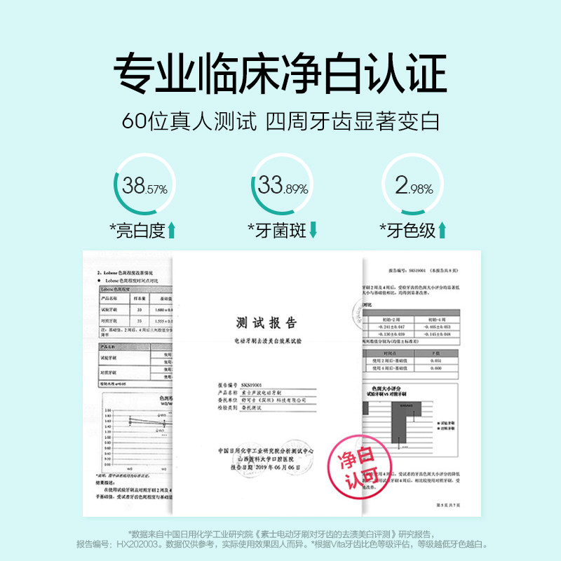 素士x3u电动家用成人牙刷 素士电动牙刷