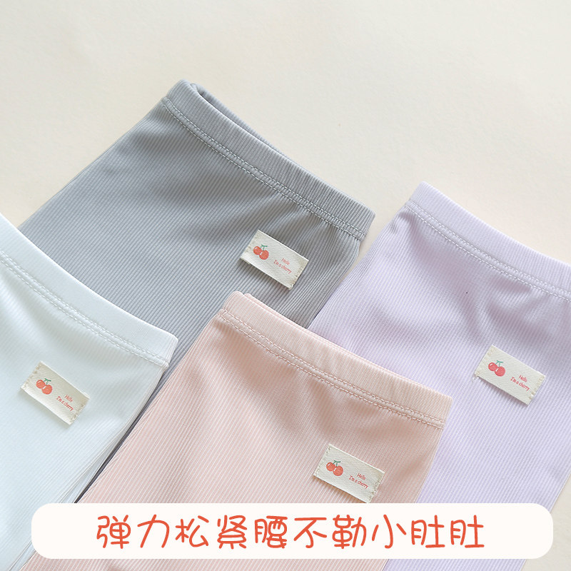 女童冰丝夏季防走光中小童打底裤 元曲服饰裤子