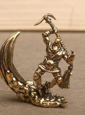 黄铜小摆件桌面沙和尚悟空猪八戒西游记茶道茶宠装饰品礼品工艺品