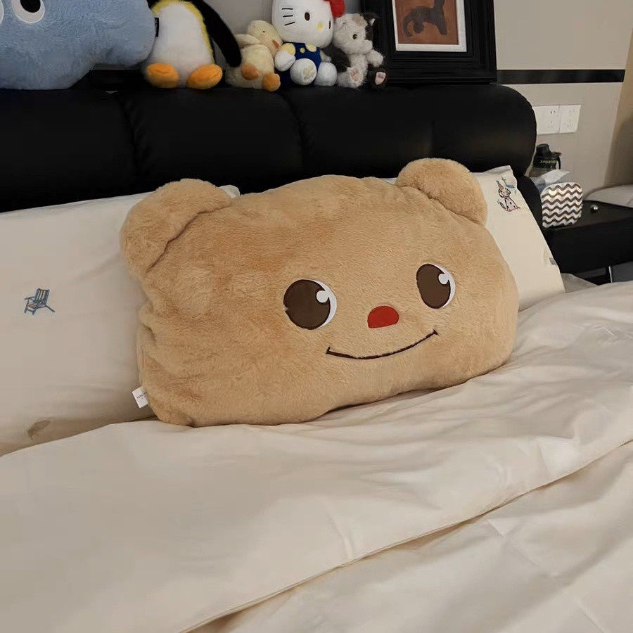 黄油小熊床头靠枕学生宿舍沙发大靠垫可爱玩偶儿童床上软抱枕靠背,淘宝优惠券,粉丝福利购,淘宝优惠卷