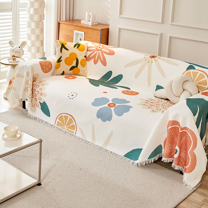 2025秋冬新品防静电防尘防滑现代简约全包沙发巾沙发盖布四季通用 - 图1