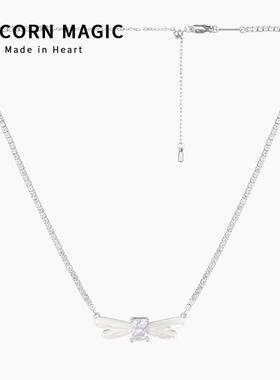 法式蝴蝶项链配饰女颈链脖子配饰