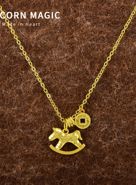 马上有钱项链轻奢小众秋冬毛衣链