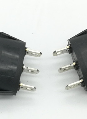 椭圆形开关三档三脚电热水壶电源开关按钮3脚3档6A/250V黑色通用
