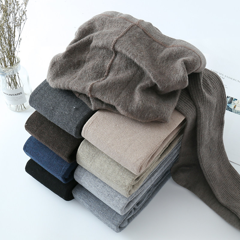 秋冬加厚羊毛绒连裤袜加绒奶咖色打底袜子女竖条纹薄绒咖啡色丝袜,淘宝优惠券,粉丝福利购,淘宝优惠卷