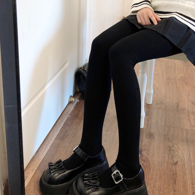 秋冬加绒加厚灰色连裤袜保暖浅灰色打底袜显瘦竖条黑色打底裤袜女,淘宝优惠券,粉丝福利购,淘宝优惠卷
