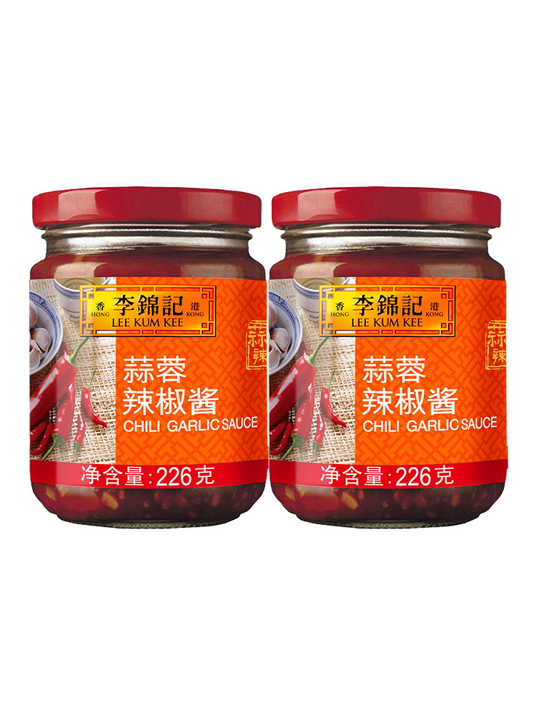 【百亿补贴】【抢】李锦记蒜蓉辣椒酱226g*2调味酱火锅调料蘸点-图3