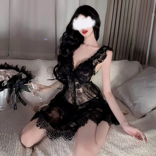 Sexy plus size hot French nightgown