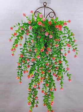 壁挂花客厅墙上创意吊兰仿真植物