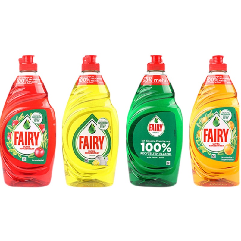 德国食品级Fairy浓缩洗洁精洗碗液果蔬菜洗护婴儿餐具瓶450ml*4瓶-图3