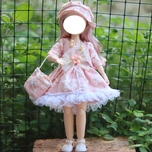 换装30厘米娃娃衣服6分bjd娃衣胖体洋娃娃裙子秋冬装女孩圣诞礼物 - 图1
