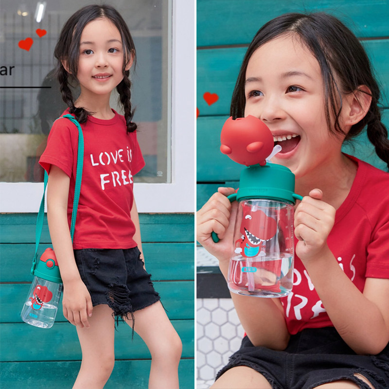 杯具熊儿童水杯吸管杯宝宝幼儿园防摔婴儿夏季便携水壶正品,淘宝优惠券,粉丝福利购,淘宝优惠卷