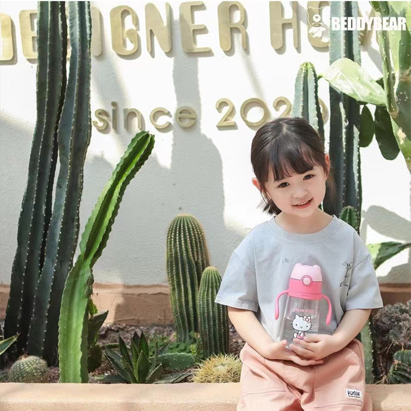 杯具熊儿童水杯吸管杯宝宝幼儿园防摔婴儿夏季便携水壶正品,淘宝优惠券,粉丝福利购,淘宝优惠卷