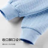 Детские удерживающие тепло стеганые штаны для мальчиков, демисезонное хлопковое термобелье, увеличенная толщина, подходит для подростков