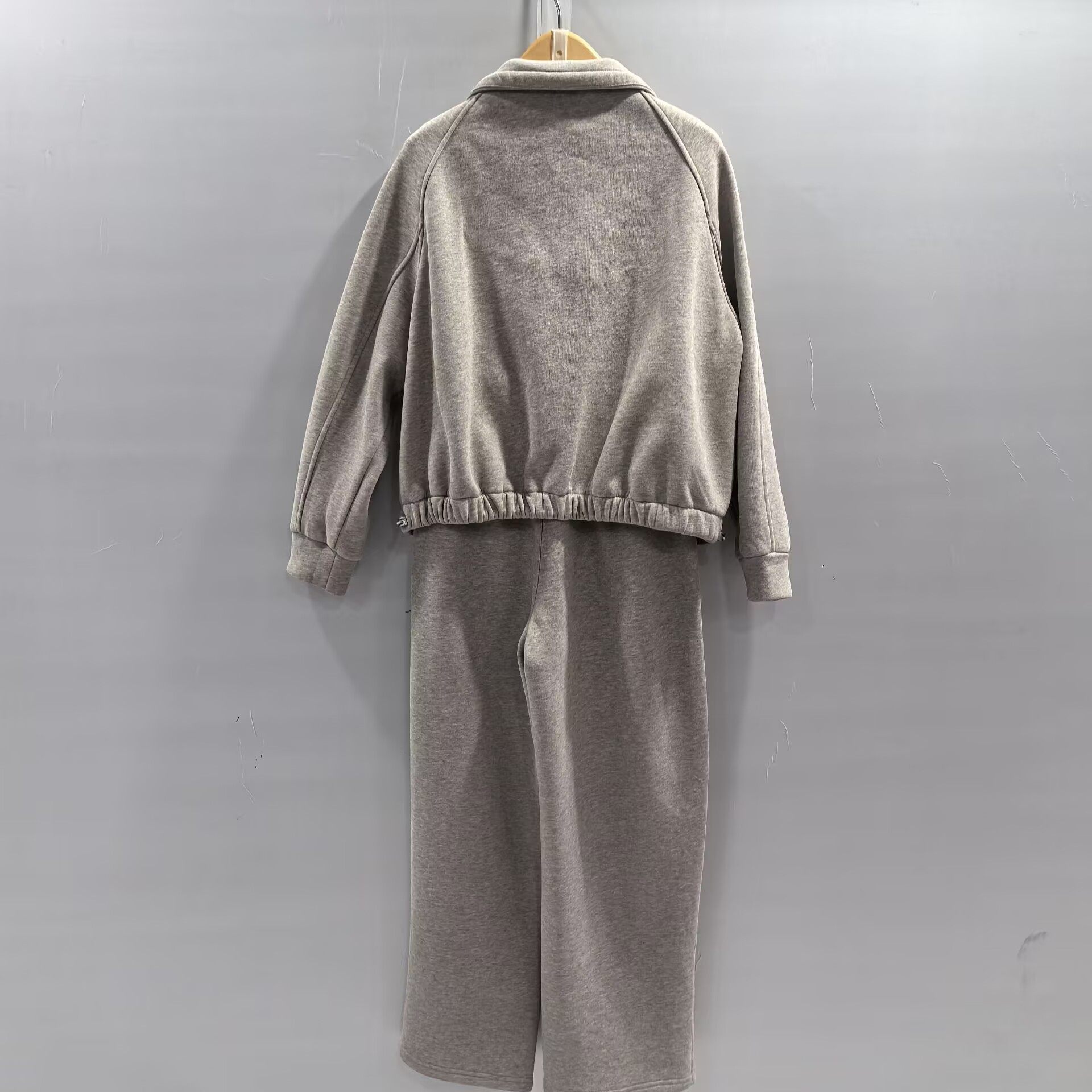 SRC-7115春装2026女新款时尚休闲套裤卫衣连帽上衣直筒裤两件套装,淘宝优惠券,粉丝福利购,淘宝优惠卷
