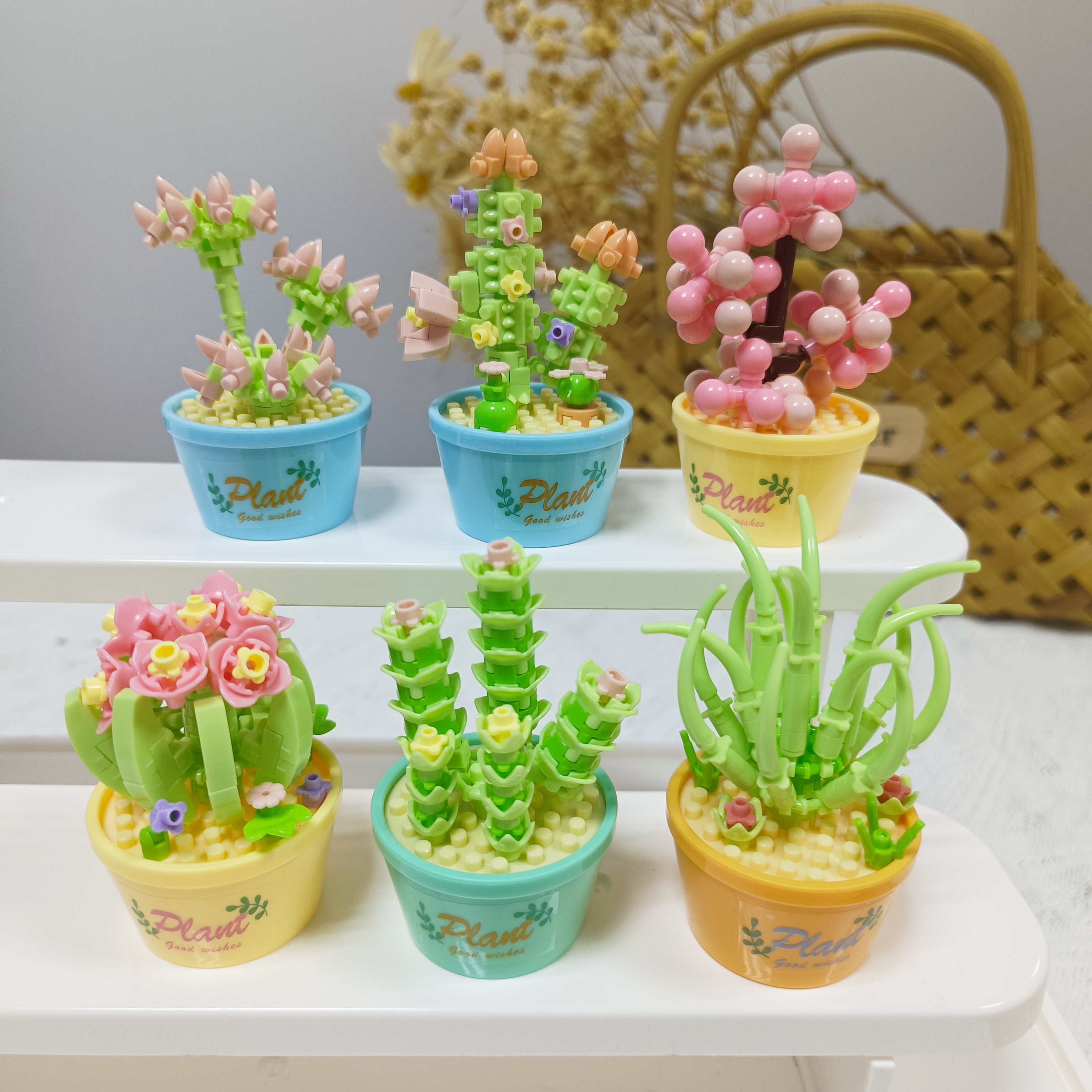 2025新款永生积木花益智拼装玩具微小颗粒花束多肉盆栽情人节礼物,淘宝优惠券,粉丝福利购,淘宝优惠卷