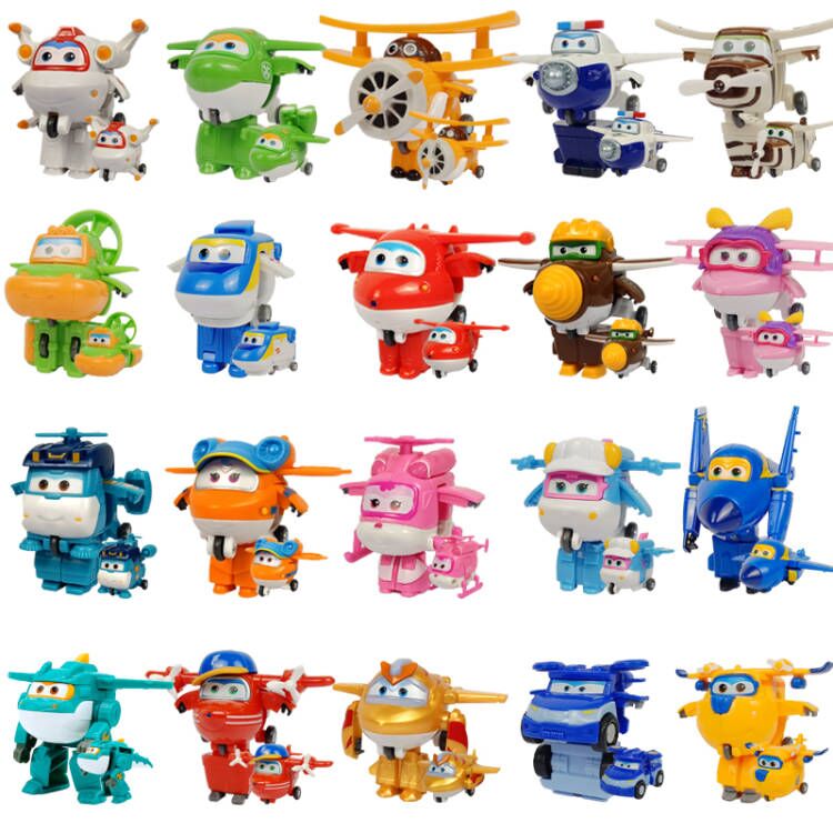 超级飞侠迷你变形乐迪小爱小青米莉大壮莎莎大力儿童全套玩具礼物 - 图3