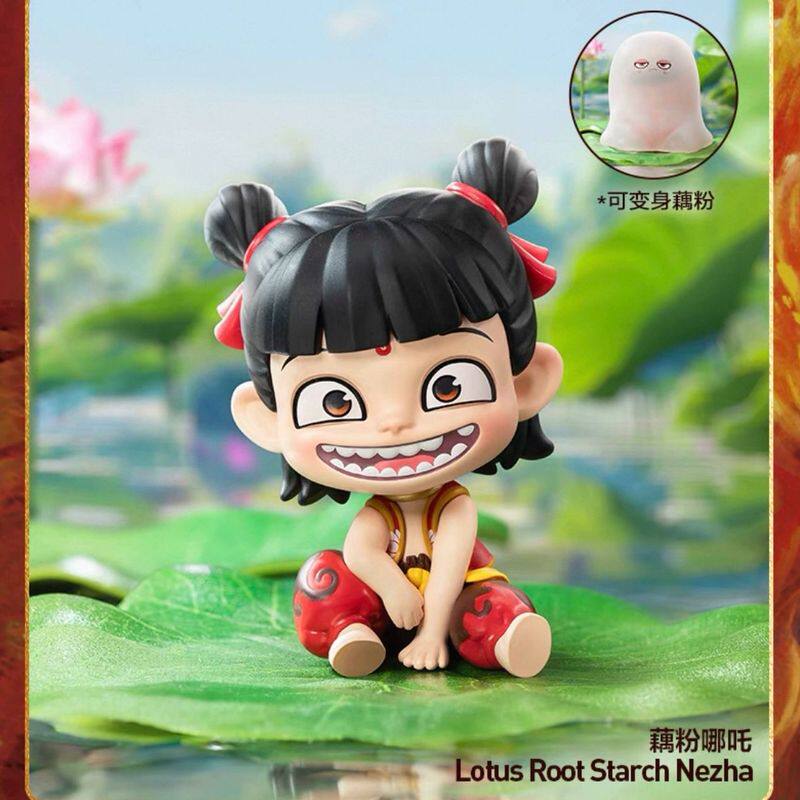 泡泡玛特新品 哪吒之魔童闹海天生羁绊盲盒手办潮玩摆件送人礼物