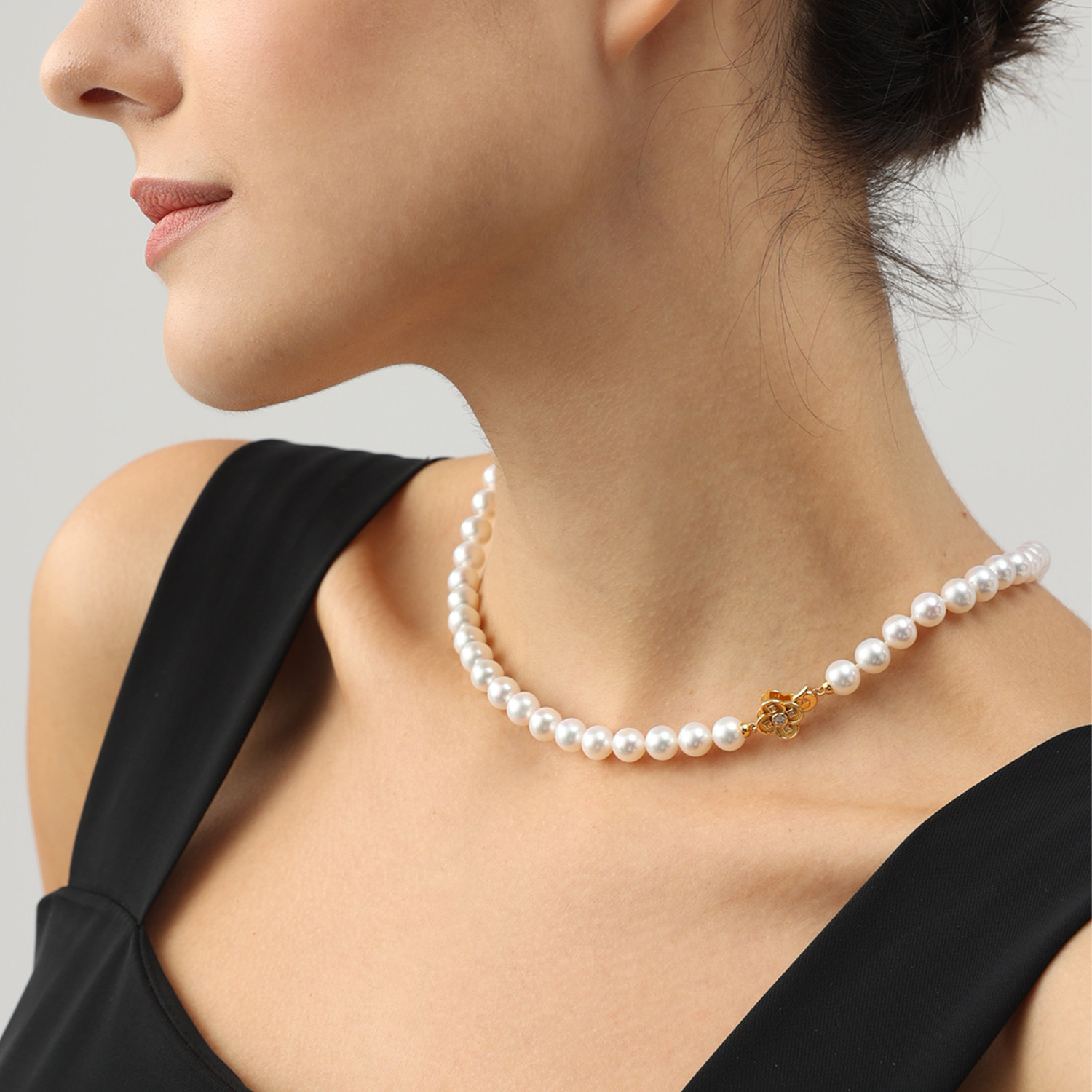 RUANS/阮仕淡水珍珠项链妈妈款锁骨颈链送女友生日礼物有钱花系列,淘宝优惠券,粉丝福利购,淘宝优惠卷