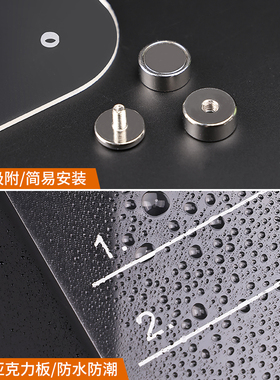 可擦写磁吸冰箱留言板赠送画笔