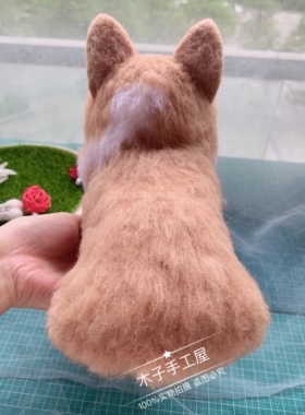 羊毛毡纯手工照片来图定制微景观