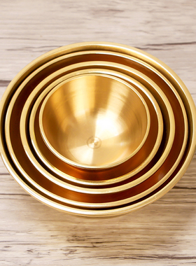 铜筷子加厚招财金饭碗圆通佛具