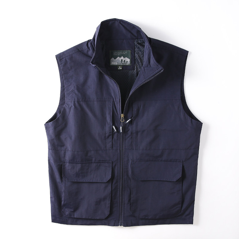 牛货！欧美有大码！户外防水透气！秋季男士休闲钓鱼工装背心马甲,淘宝优惠券,粉丝福利购,淘宝优惠卷