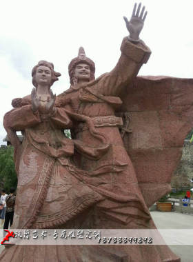 公主玻璃钢人物景观雕塑