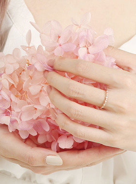 幻彩流光纯银少女戒指