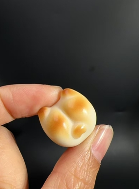 象牙果碳烤柯基屁屁左右通孔