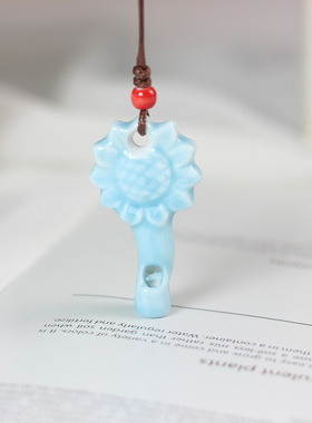 项链哨子闺蜜项链学生向日陶瓷