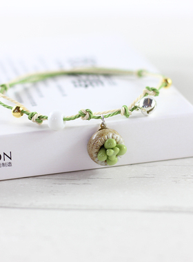 韩版甜美风陶瓷学生饰品手串