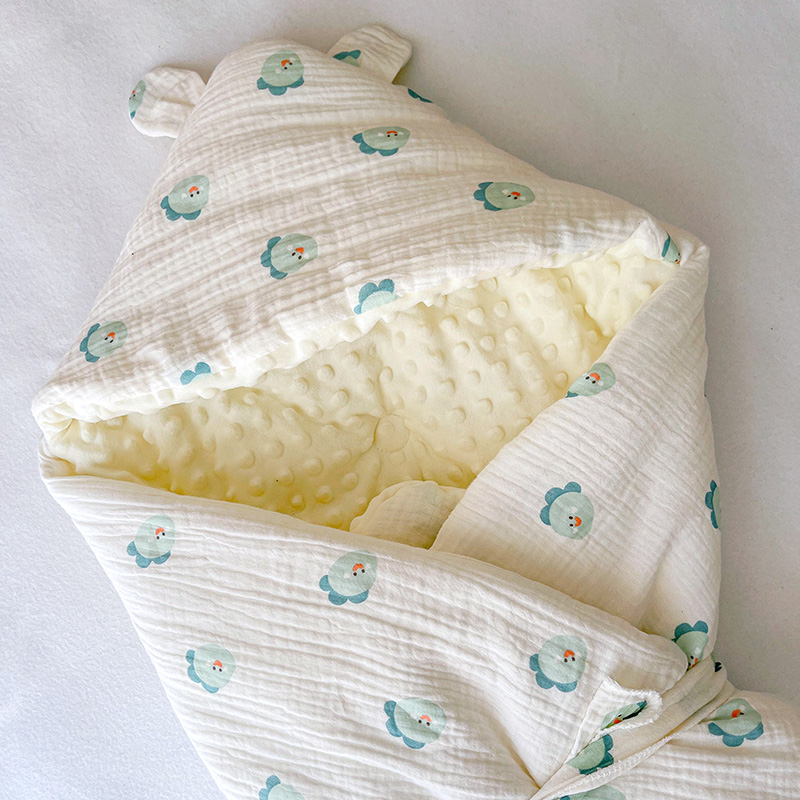 龙宝宝产房包单初生婴儿包被春秋冬夏季加厚睡袋纯棉新生儿抱被子 - 图1